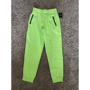 Forever 21 Neon Green Sweat Pants BRAND NEW W/TAG